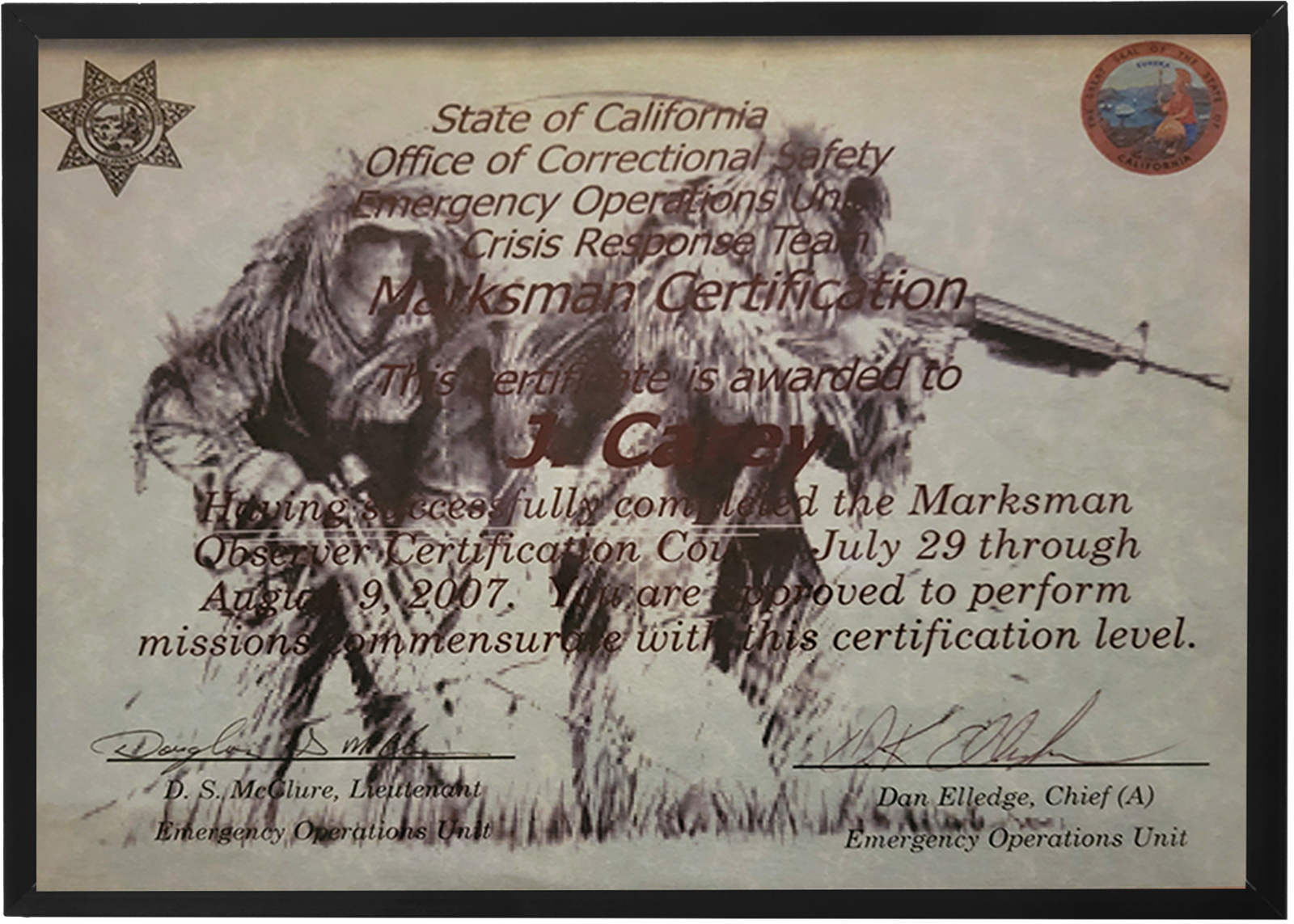 Leadership Recognition